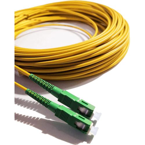 50M Câble Fibre Optique (Jarretière Optique) Sc/Apc À Sc/Apc Pour Orange Livebox Sfr La Box Fibre Bouygues Telecom Bbox Mobistar (50M)[YIN4185314]