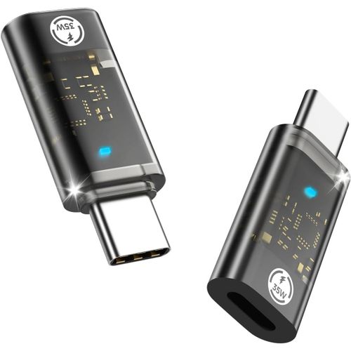 Adaptateur Lightning Vers Usb C Pour Iphone 16/15 Pro Max Plus, Ipad Pro/Air, Adaptateur Usb C Vers Lightning Chargement 35W Pd, Adaptateur Iphone Vers Usb C Pas Pour Écouteurs/Aud[YIN4183552]
