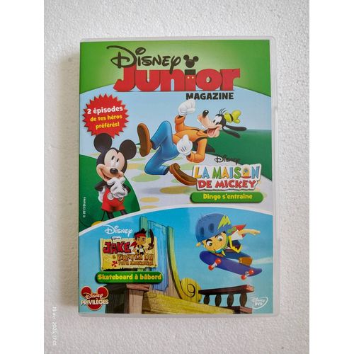 Disney Junior Magazine N°21 - 2 Épisodes La Maison De Mickey/ Jake Et Les Pirates Du Pays Imaginaire
