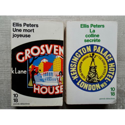 Lot De 2 Romans De Ellis Peters: *Une Mort Joyeuse *La Colline Secrète - 10/18