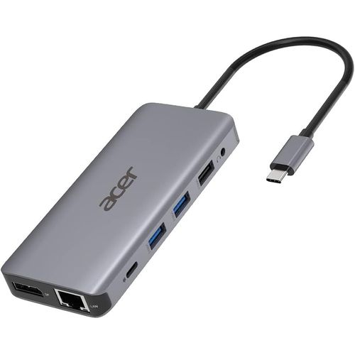 Hp.Dscab.009 Station D'Accueil Avec Fil Usb 3.2 Gen 1 (3.1 Gen 1) Type-C Argent[YIN4185151]
