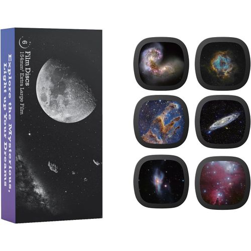 Disques Réalistes - Disques Pour Meteor Und Galaxy Projecteur, Diapositives 5K Ultra Hd Pour Planétarium Domestique, Jeu De 6 Disques Sans Projecteur (Nebula 3)[YIN4186059]