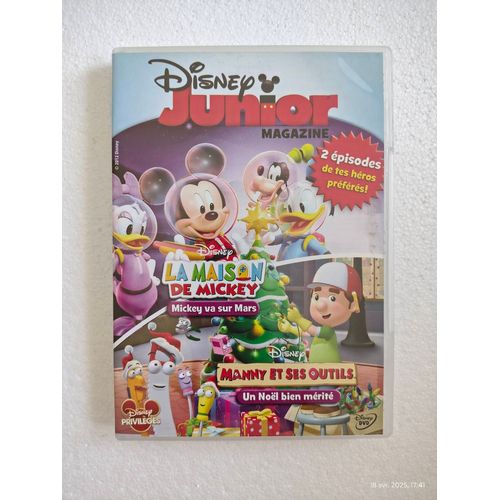 Disney Junior Magazine N°14 La Maison De Mickey Et Manny Et Ses Amis