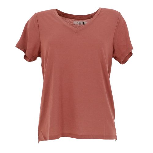 Tee Shirt Manches Courtes Deeluxe Glowy Ts W Rouge Brique S