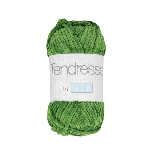 Fil Chenille Tendresse 100gr De Trimits : Douceur Et Confort Pour Toutes Vos Créations. Color : 136 Vert