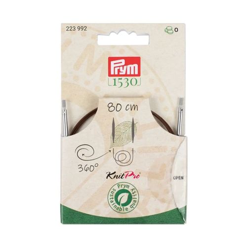 Câble Rotatif 360° Natural Prym De 40 À 150cm ¿ Cordon En Acier Avec Revêtement Nylon Pour Aiguilles Interchangeables