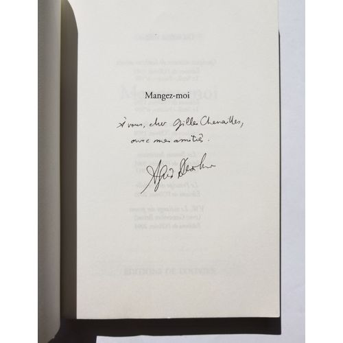 Agnès Desarthe Mangez-Moi Avec Un Envoi Autographe Signé 2006 Editions De L'Olivier