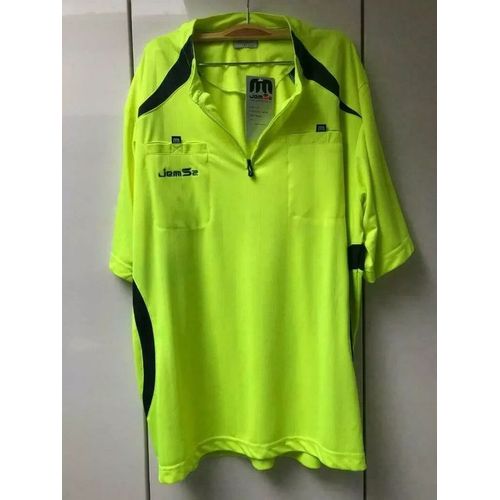 Maillot De Foot Jaune Fluo Jemsz Neuf ! - Taille L