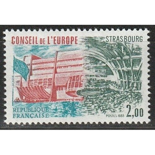 Conseil De L'Europe, Bâtiment Du Conseil. Timbre Neuf** 1983 N° 77