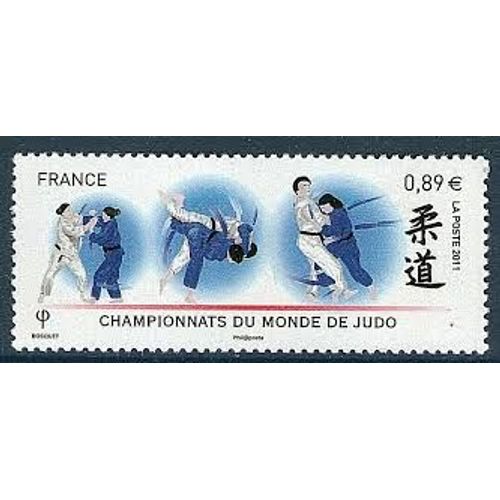 Sport : Championnats Du Monde De Judo 2011 À Paris Bercy Année 2011 N° 4574 Yvert Et Tellier Luxe