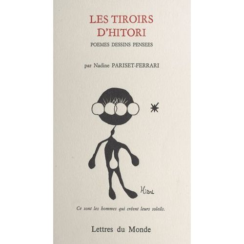 Les Tiroirs D'hitori : Poèmes, Dessins, Pensées