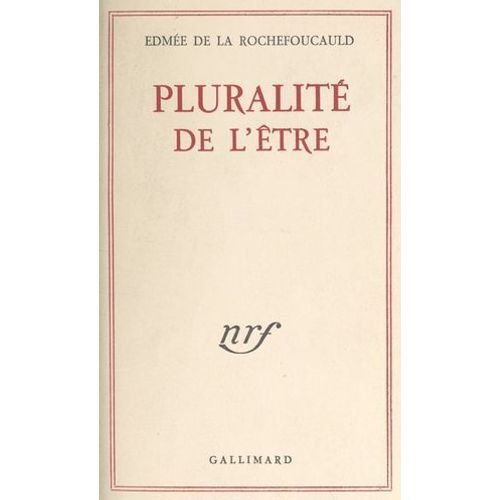 Pluralité De L'être