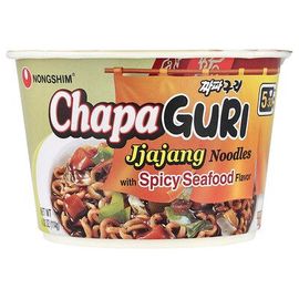 Nongshim, Chapaguri, Nouilles Au Jjajang Et Fruits De Mer Épicés, 114 G