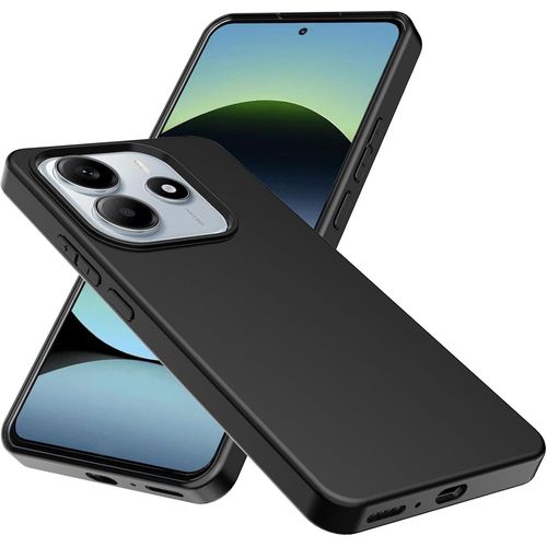 Coque Pour Xiaomi Redmi Note 14 4g Housse Etui En Mate Tpu Souple Protection En Silicone [Antichoc][Antidérapante] [Anti-Empr[J4498]