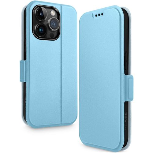 Etui Coque Iphone 15 Pro, Ultra Mince, Protection Housse En Cuir Portefeuille [Emplacements Cartes] [Rfid Blocage] [Magnétiqu[J1049]