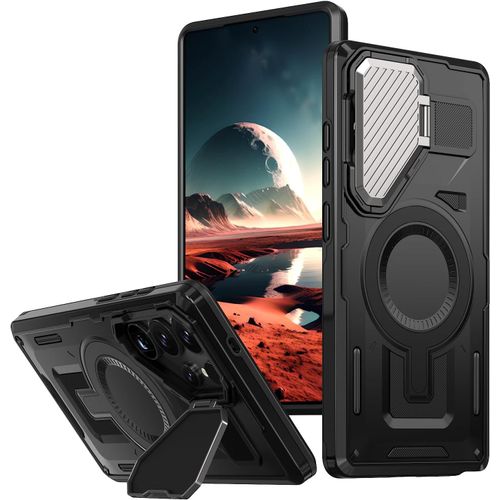 Coque For Samsung Galaxy S25 Ultra, Compatible With Magsafe, Samsung S25 Ultra Stand Mobile Phone Housse, Magnetic Shockproof[J9]
