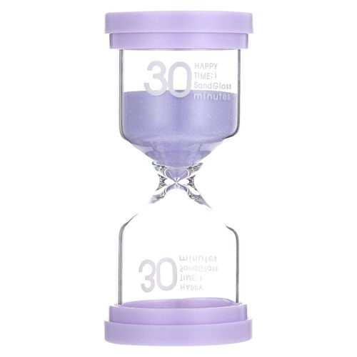 Élégant sablier de 30 minutes ¿ Sablier décoratif en verre pour la décoration intérieure et idée cadeau unique