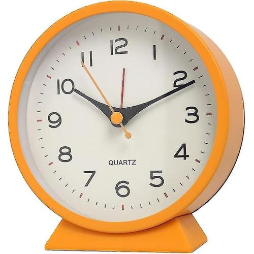 Réveil rétro silencieux avec lumière ¿ Horloge de chevet au design classique pour un sommeil paisible et une lecture facile de l'heure