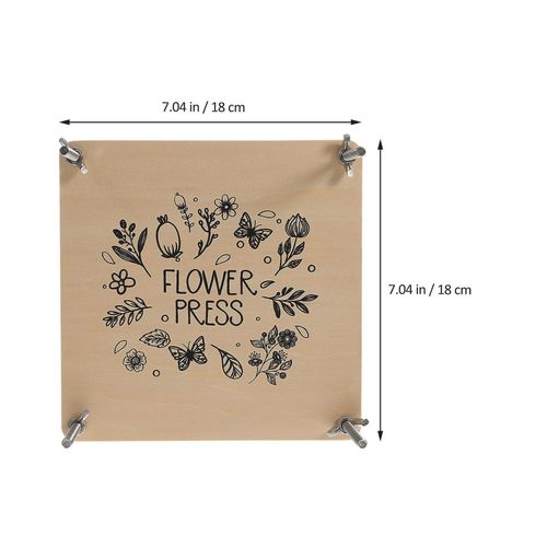 Kit de presse à fleurs séchées ¿ Outil en bois de qualité supérieure pour la fabrication de superbes spécimens de fleurs et de projets de bricolage