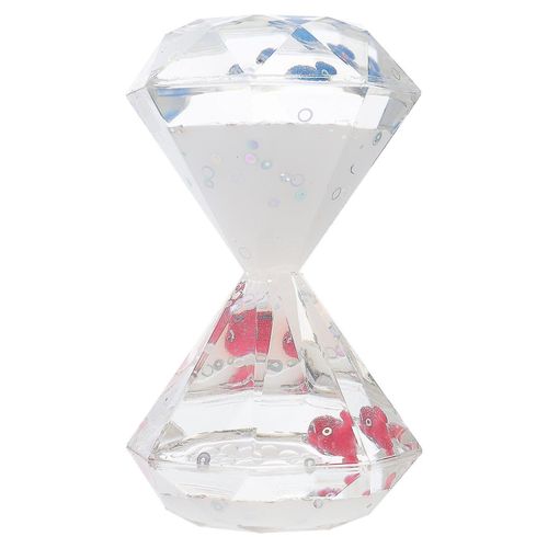 Sablier élégant avec minuterie à huile ¿ Sablier décoratif pour la maison et le bureau ¿ Design acrylique haut de gamme