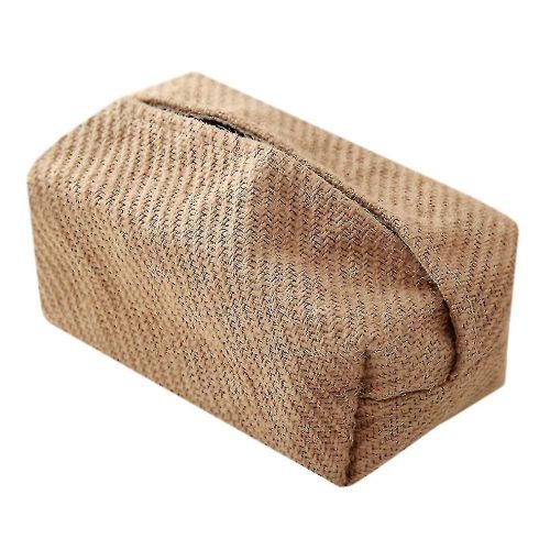 Petit porte-mouchoirs et porte-serviettes rustique en jute pour le salon ¿ Décoration de table élégante en coton et lin