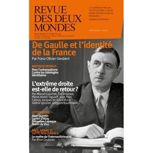 Revue Des Deux Mondes Février 2022