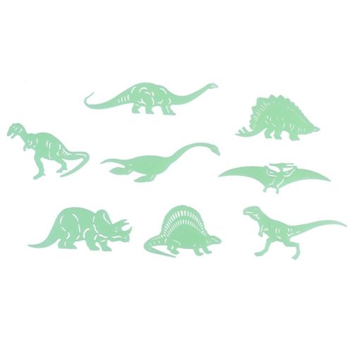 Sticker mural dinosaure phosphorescent ¿ Décoration lumineuse et écologique pour chambres d'enfants et interrupteurs