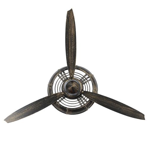 Décoration murale en forme d'hélice d'avion rétro - Pendentif vintage en bronze et fer pour décoration intérieure et accessoire de photographie