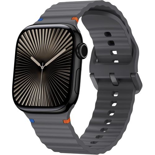 Bracelets Compatible Avec Apple Watch Series 10 46mm, Bracelet De Remplacement En Silicone Etanche Bracelet Pour Apple Watch Series 10 9 8 7 6 5 4 3 2 1 Ultra Se 49mm 46mm 45mm 44m[Wpj4191092]