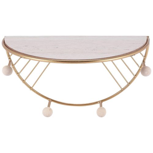 Étagère Murale En Fer Moderne Et Élégante Pour La Décoration Intérieure - Étagère Flottante En Bois Fonctionnelle Pour Le Rangement Du Salon
