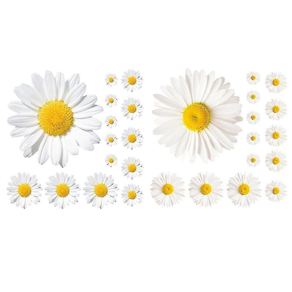 Sticker mural amovible motif marguerite ¿ Décoration murale en PVC ...