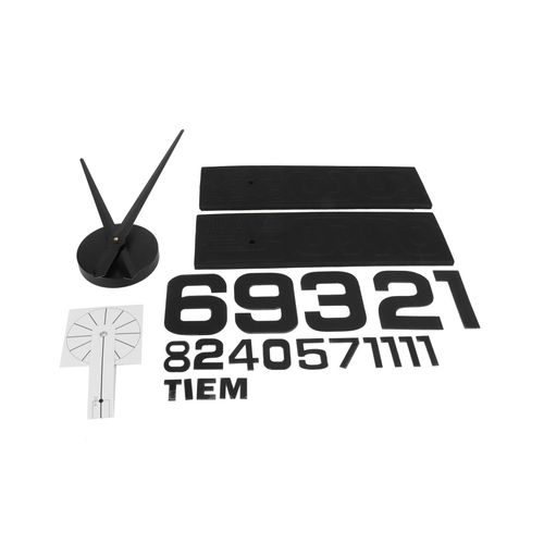 Grande horloge murale personnalisable ¿ Décoration moderne en miroir acrylique pour salon, chambre, bureau et projets de bricolage