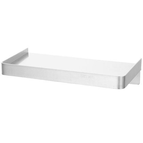 Étagère Flottante En Acier Inoxydable Durable Pour Appareils Électroniques Et Rangement : Installation Facile, Gain De Place Et Design Moderne