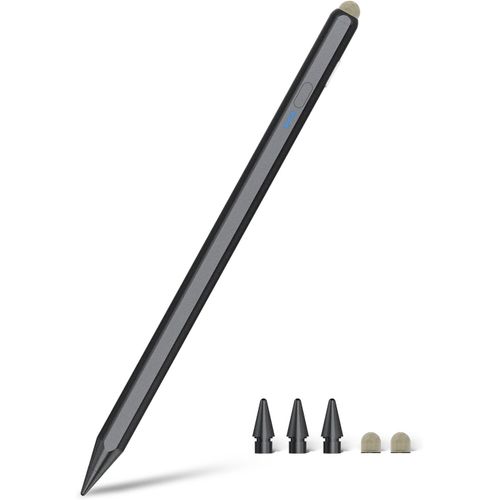 Pencil Pro Pour Ipad 15 Min Charge Rapide Avec Fibre Tête, Magnétique Stylet Pour Ipad Avec Rejet De Paume & Inclinaison, Stylo Pour Ipad 6-10, Air 3-5/M2, Mini 5-6, Pro 11""/13""/M4, Pro 12.9"" 3-6