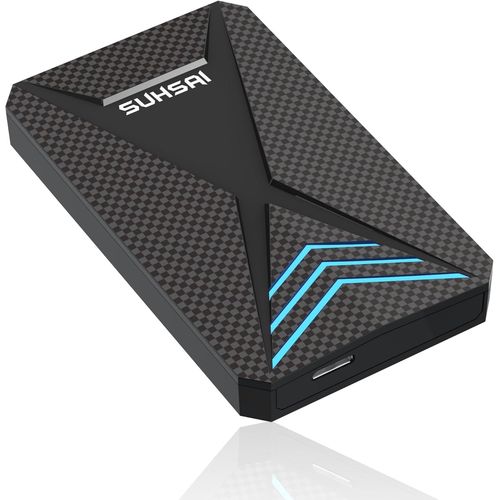 GOTHICANA BY EMPDisque Dur Externe, Disque Dur De Jeu, Disque Dur Portable 1 To, Disque Dur Externe Usb 3.0, Disque De Stockage Pour Ps5, Ps4, Ps3, Mac, Pc, Ordinateur Portable, Console De Jeu (Noir)