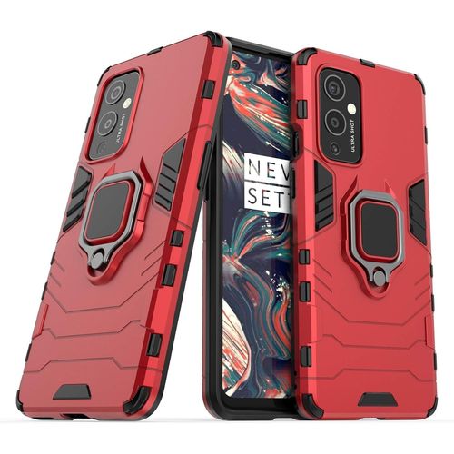 Coque Pour Oneplus 9 Etui Antichoc Élégant Et Robuste Avec Support Pour Téléphone Portable Coque Etui Pour Oneplus 9.Rouge