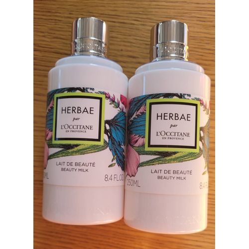 L'Occitane Herbae Lait De Beauté 250 Ml Lot De 2 