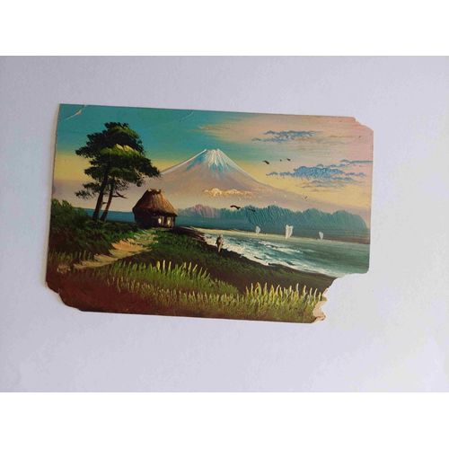Carte Postale Union Postale Universelle, Non Écrite : Carte Peinte À La Main, Mont Fuji Yama Japon