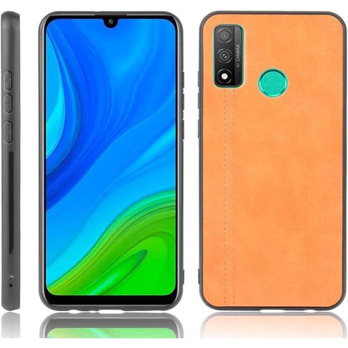Coque Pour Huawei P Smart 2020,Housse De Protection En Cuir Pu Ultra-Mince, Antidérapante, Anti-Rayures Et Anti-Traces De Doigts, Adaptée À Huawei P Smart 2020.Orange