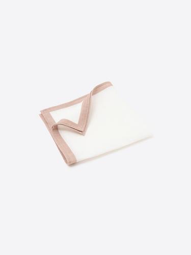 Pochette De Costume En Lin - Blanc Neige - U