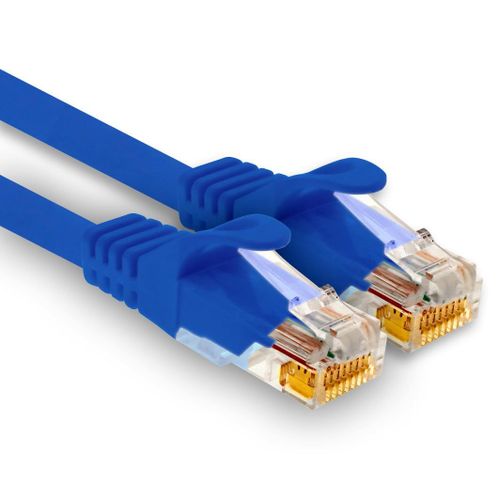 Cordon RJ45 Cat7 10m Bleu - Compatible Routeurs/Switchs Gigabit [CAB4190132]