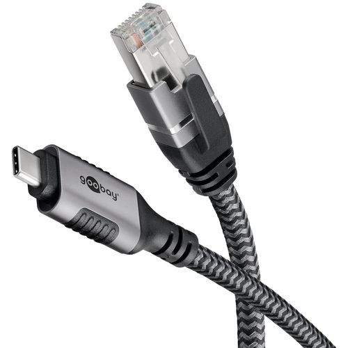 Câble Ethernet USB-C vers RJ45 Cat 6 - Connexion Internet Stable 1 Gbit/s - 3 m - Adaptateur pour Routeur/Modem/Switch - Remplace l'Adaptateur USB vers RJ45 [CAB4190181]