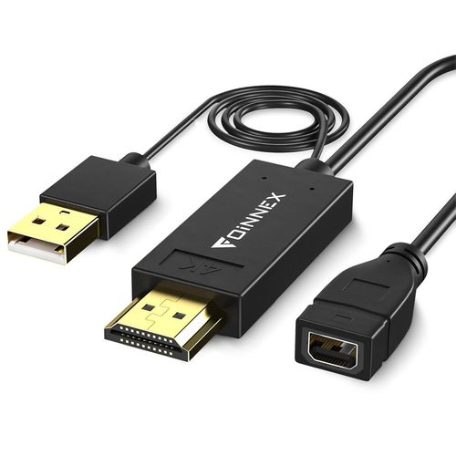 Adaptateur Hdmi Vers Mini Displayport, 4K 30Hz Actif Convertisseur Adapter Hdmi A Mini Dp Pour Macbook Pro Mac Mini Ordinateur Portable Dell Pc Vers Apple Cinema Display (24/27/[CAB4190597]