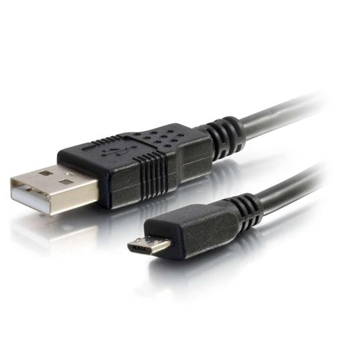Câble Usb 2.0 A Mâle Vers Micro-Usb B Mâle De 4 M Câbles Usb (4 M, Usb A, Micro-Usb B, 2.0, Male Connector / Male Connector, Noir)[CAB4194010]