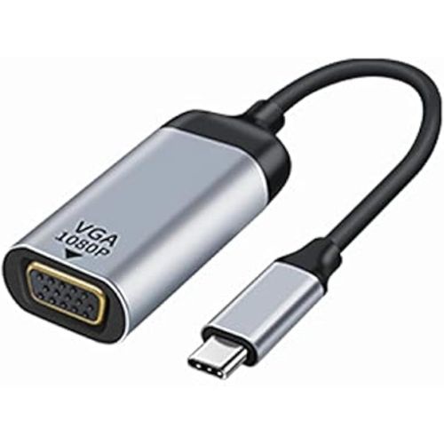 Câble Adaptateur Usb-C Type C Vers Vga 1080P 60 Hz Pour Tablette, Téléphone Et Ordinateur Portable[CAB4194071]