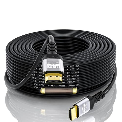 Câble Hdmi 4K 30M Avec Amplificateur De Signal Intégré | Cable Hdmi 2.0 Haute Vitesse & 4K@60Hz H Arc Hdcp2.2 Cec 3D Ethernet - Cordon Hdmi| Pour Uhd Tv, Moniteur,Xbox,Ps4/Ps5 Et[CAB4191492]