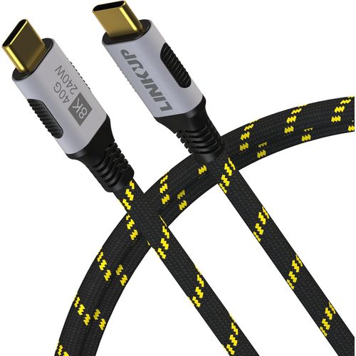 Câble USB4 1,8m - Haute perfo ce - Pour professionnels créatifs - Blindage premium - JACK DANIELS