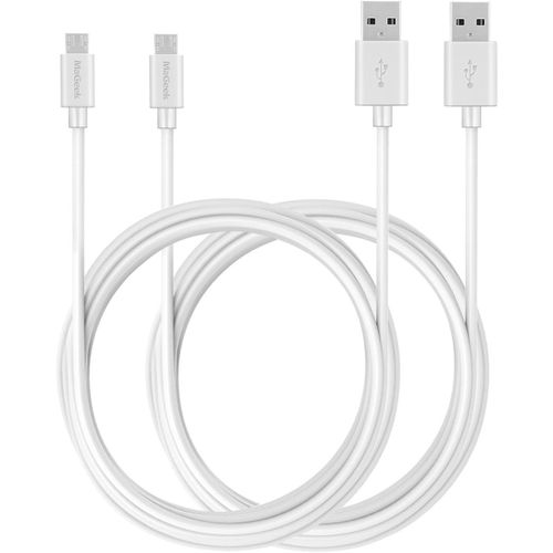 ¿Pack 2x3M Câbles Micro USB Blanc¿ ¿ Transfert Rapide Compatible LG/Google/Nokia [CAB4191573]