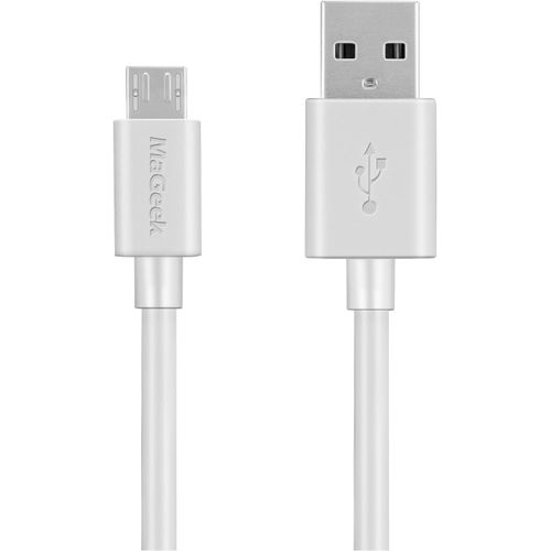 Câble Micro USB 1,8m blanc - Flexible et durable - Pour u quotidien - JACK DANIELS
