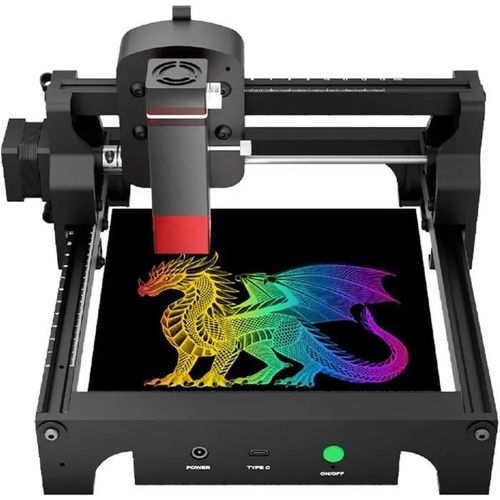 ACMER S1 Gaveur laser 2.5W sans installation, mini outil de gravure laser portable 2kg facile à transporter contrôle mult appareils